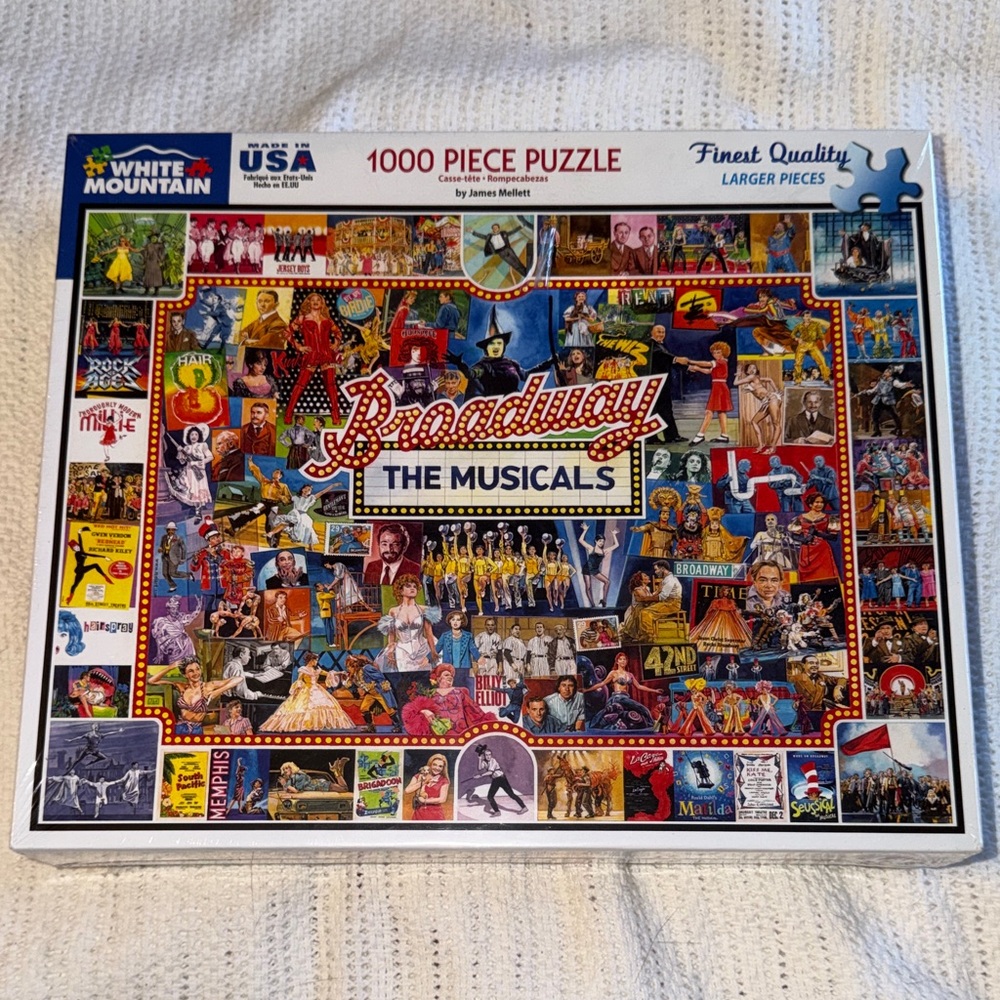 White Mountain Broadway‎ Musical Collage Puzzle